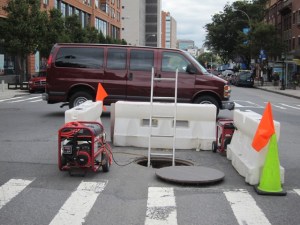 Entrance to the tunnel at Atlantic Ave. and Court St., Brooklyn