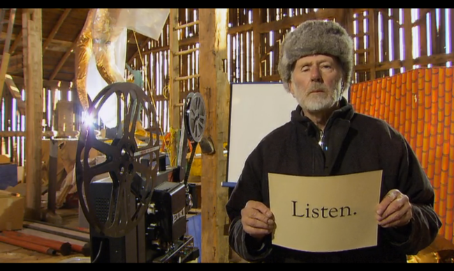 R. Murray Schafer in 'Listen', David New's portrait of the renowned Canadian composer. Produced for the 2009 Governor General's Performing Arts Award.